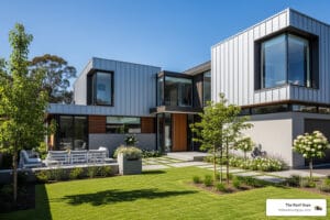 colorbond steel cladding modern residential home