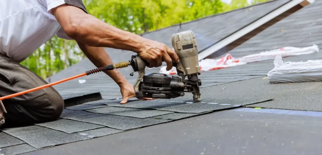 Conroe roof install