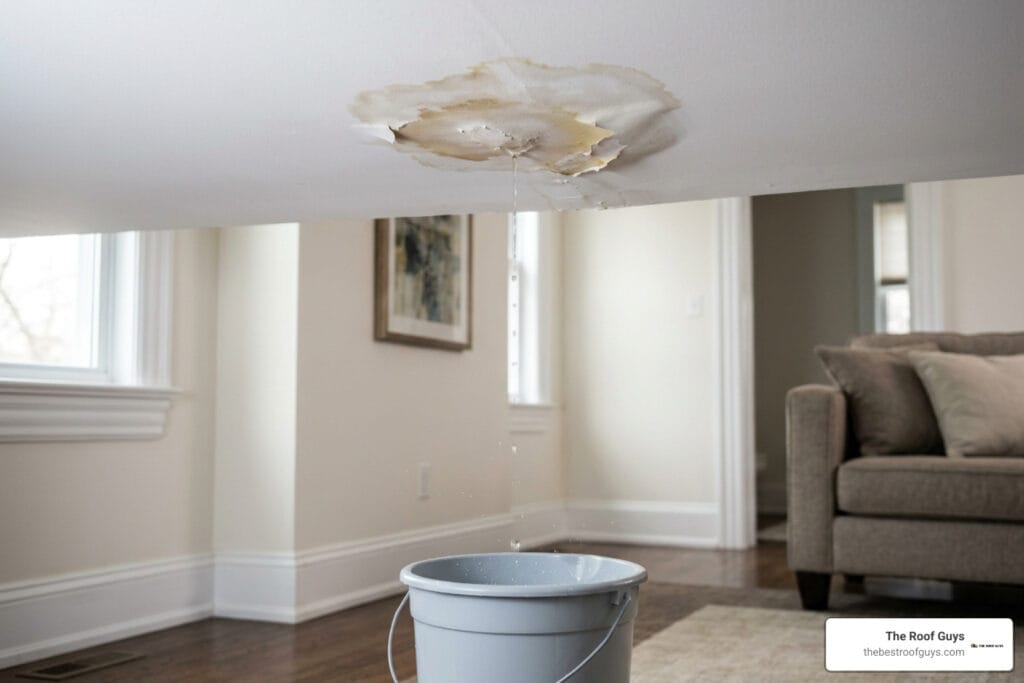 ceiling leak